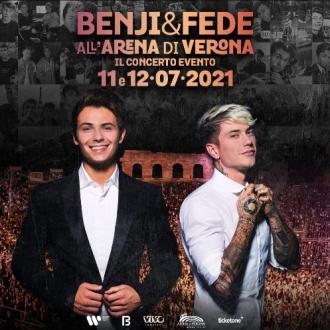 Benji and Fede's concert in the Arena